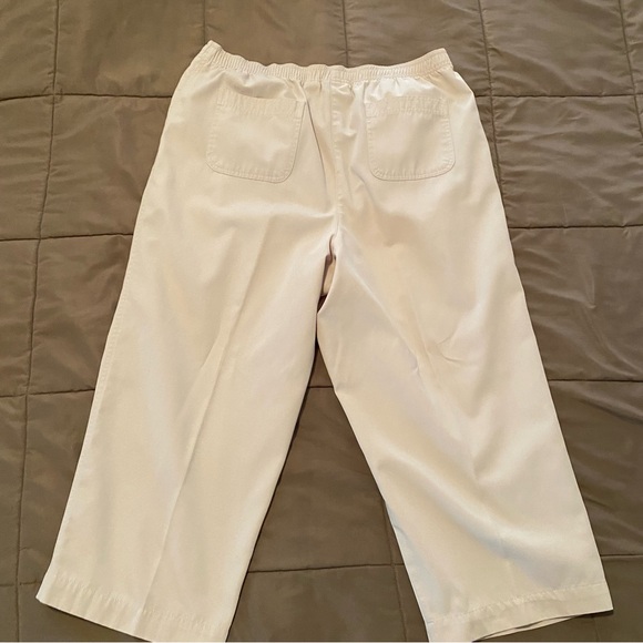 Pants - 👗 Cream Elastic Waist Pants